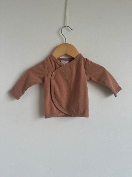 Jax and Lenon Umber Kimono Shirt • 0-6 months