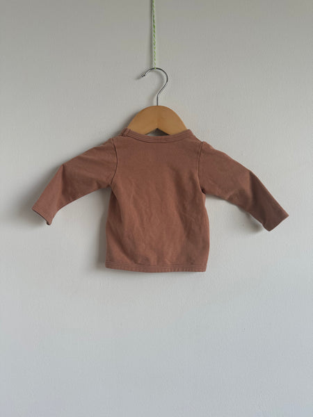 Jax and Lenon Umber Kimono Shirt • 0-6 months