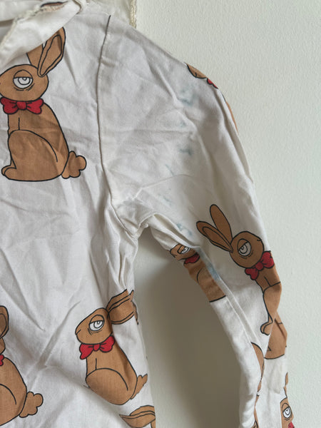 Mini Rodini Bunny Colared Button up • 5-6 years