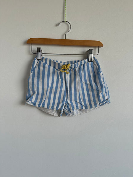 Boden Blue Stripe Cotton Shorts • 6 years