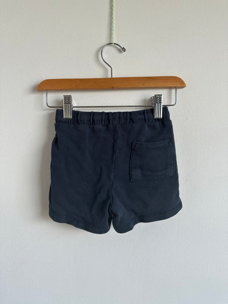 Zara Navy "Big Olita Feel Free" Shorts • 12-18 months