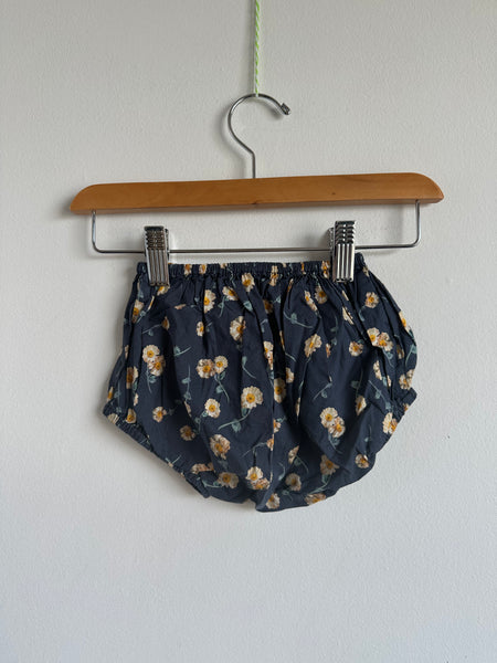 Petits Vilains Navy Daisy Floral Bloomer • 18-24 months
