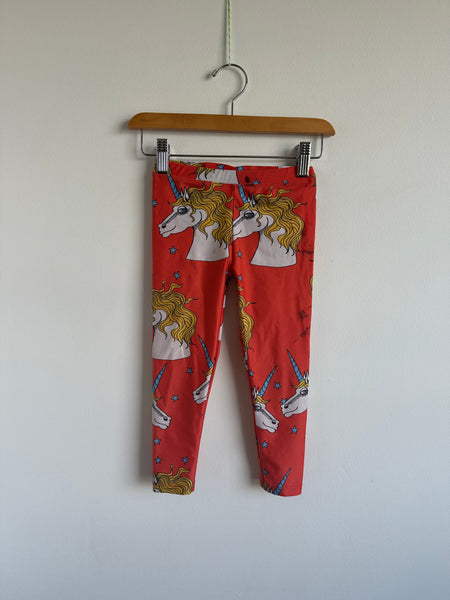 Mini Rodini Unicorn Leggings • 2-3 years