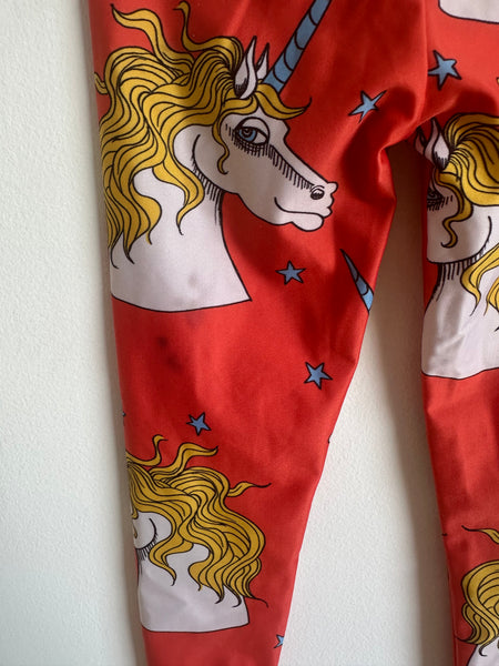 Mini Rodini Unicorn Leggings • 2-3 years