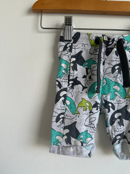 Me Too Whale Shorts • 6-9 months