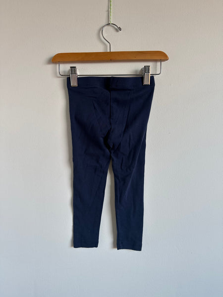 Petits Vilains Navy Leggings • 2-3  years
