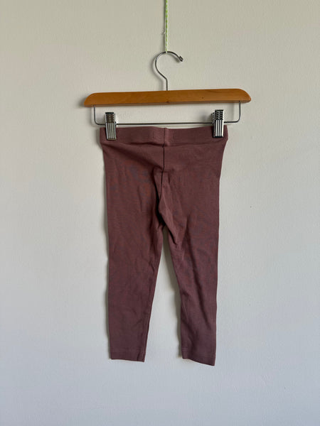 Petits Vilains Plum Leggings • 2-3  years