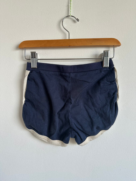 Petits Vilains Navy and White Trim Shorts • 6-7 years