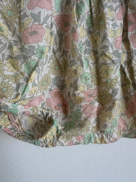 Petits Vilains Pastel Floral Bloomer • 18-24 months