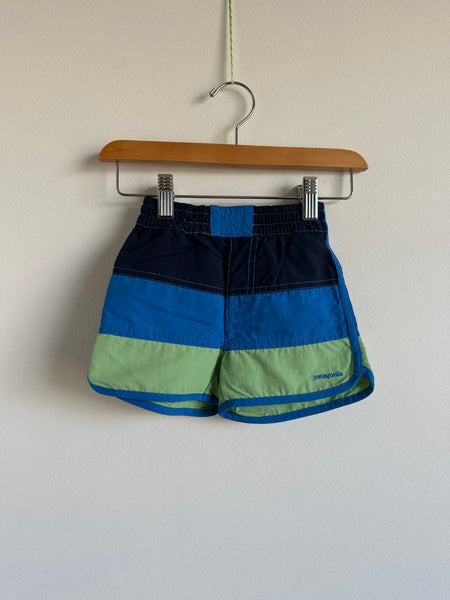 Patagonia Blue and Green Board Shorts • 3 years