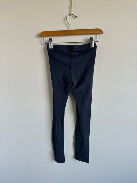 Petits Vilains Navy Leggings • 4-5 years