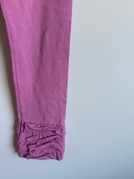 PK Beans Pink Ruffled Leggings • 8 years