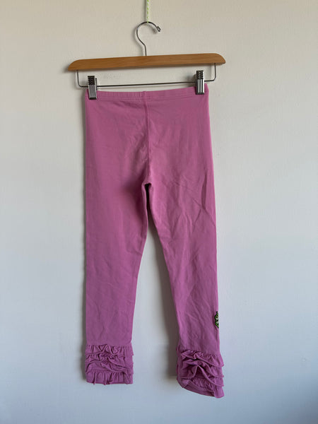 PK Beans Pink Ruffled Leggings • 8 years