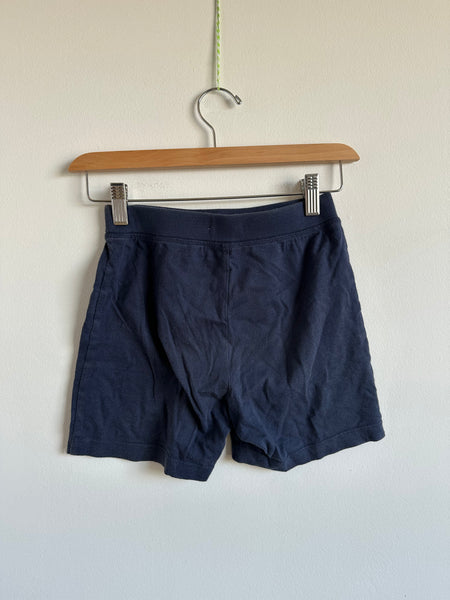 Petits Vilains Navy Cotton Shorts • 8-9 years
