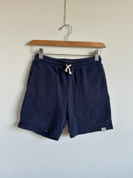 Petits Vilains Navy Thick Fleece Lined Shorts • 10-11 years
