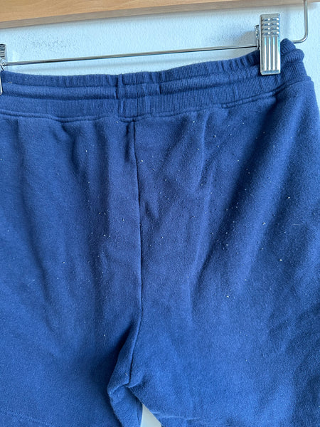 Petits Vilains Navy Thick Fleece Lined Shorts • 10-11 years