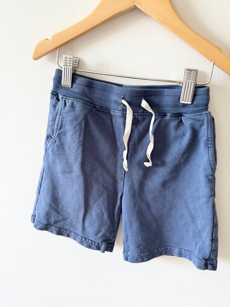 Les Gamins Blue Pocket Drawstring Shorts • 6-7 years
