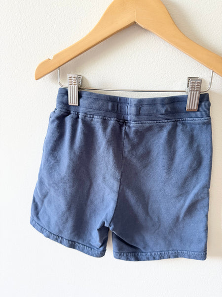 Les Gamins Blue Pocket Drawstring Shorts • 6-7 years
