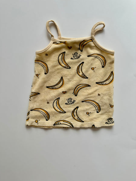 Zara Let's Go Bananas Terry Tank and Short Set • 18-24 months