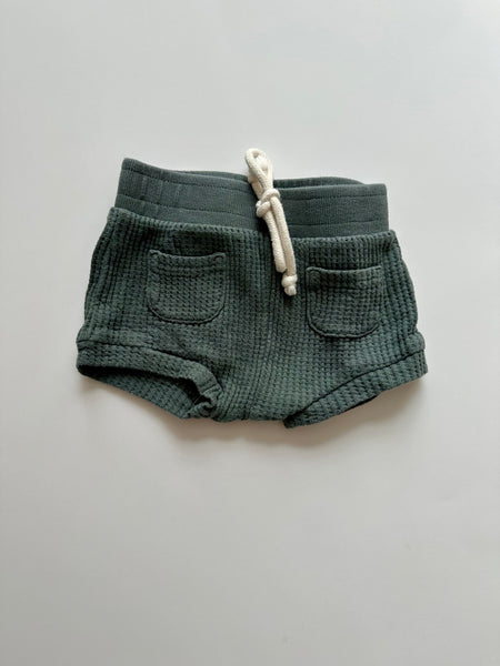 Jamie Kay Blue Waffle Short Set • 2 years