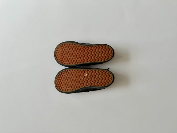 Vans Black Tie Up Shoes • 8 toddler