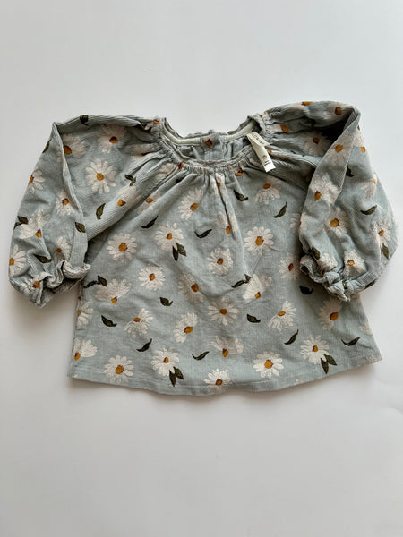 Wild Wawa Blue Daisy Corduroy Set • 18-24 months