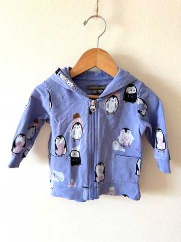 Souris Mini Penguin Zip Up • 6-9 months