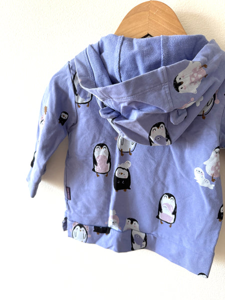Souris Mini Penguin Zip Up • 6-9 months