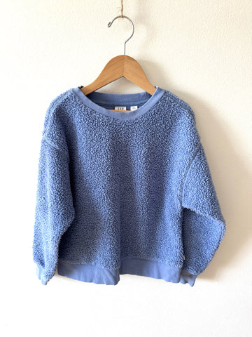 Gap Blue Teddy Pullover • 6-7 years