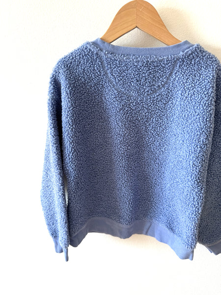 Gap Blue Teddy Pullover • 6-7 years