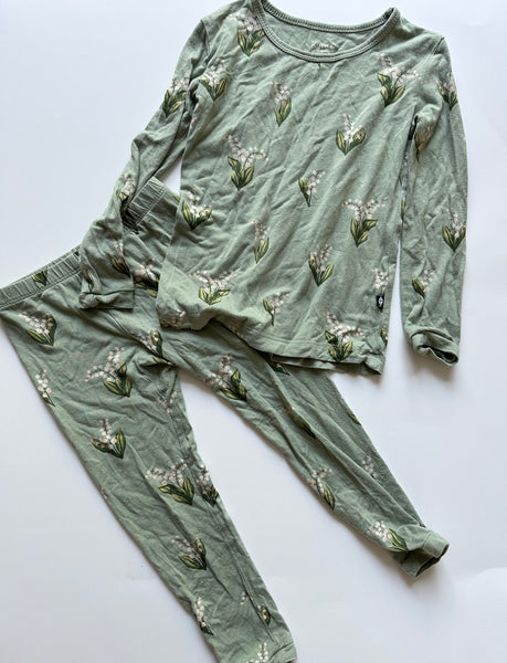 Kyte Baby Sage Floral PJ Set • 3 years