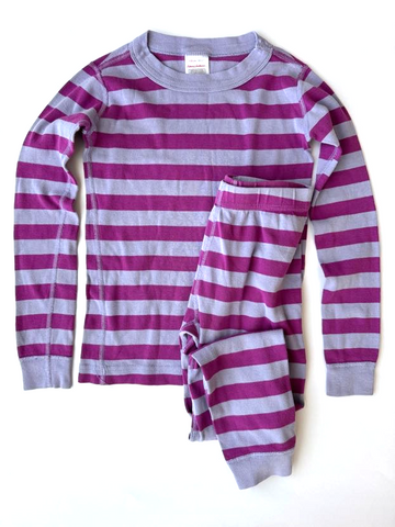 Hanna Andersson Striped Pajama Set • 6-7 years
