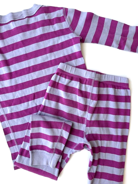 Hanna Andersson Striped Pajama Set • 6-7 years