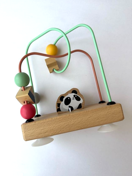 Wooden Panda Bead Maze