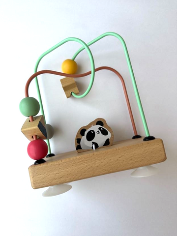 Wooden Panda Bead Maze