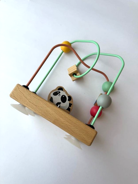 Wooden Panda Bead Maze