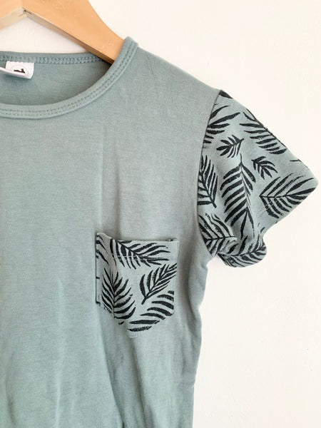 Little and Lively Palm Print Pocket T-Shirt • 3-4 years