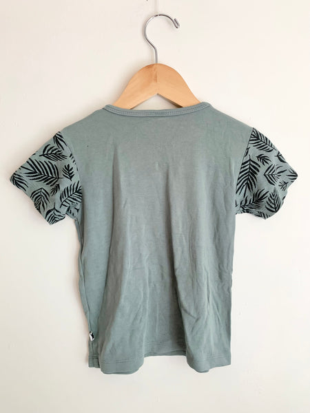 Little and Lively Palm Print Pocket T-Shirt • 3-4 years