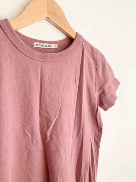 Petit Vilains Purple/Pink Cotton T-Shirt • 6-7 years