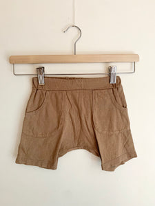 Mini Mioche Brown Cotton Short PLAY CONDITION • 2-3 years