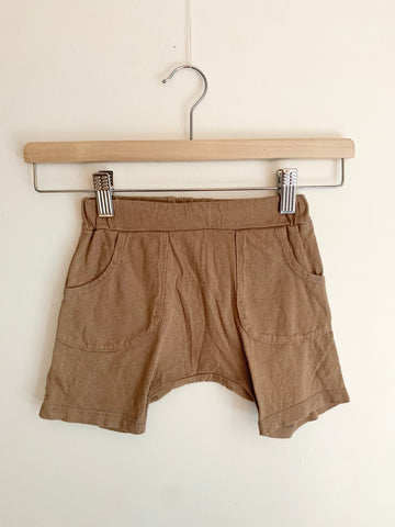Mini Mioche Brown Cotton Short PLAY CONDITION • 2-3 years