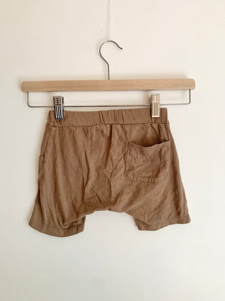 Mini Mioche Brown Cotton Short PLAY CONDITION • 2-3 years