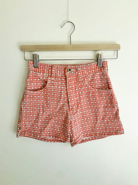 Vintage Attitude Plaid Denim 2 pc Vest Set • 6-8 years