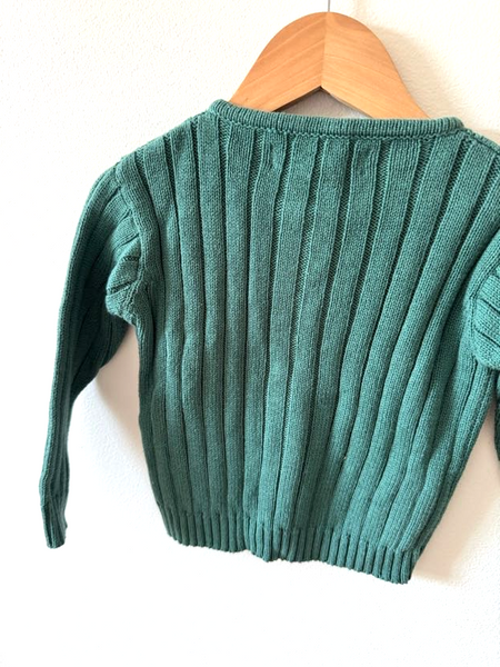 Sukoo Green Knit Cardigan • 1 year