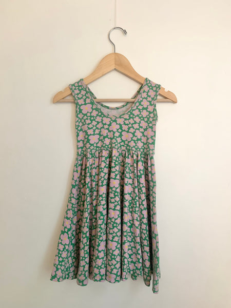 Alice and Ames Green and Pink Sleeveless Dress • 5-6 years