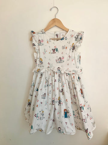 Disney Ruffle Princess Dress • 7-8 years