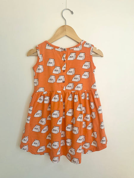 Anarkid Orange Donut Dress • 4-5 years