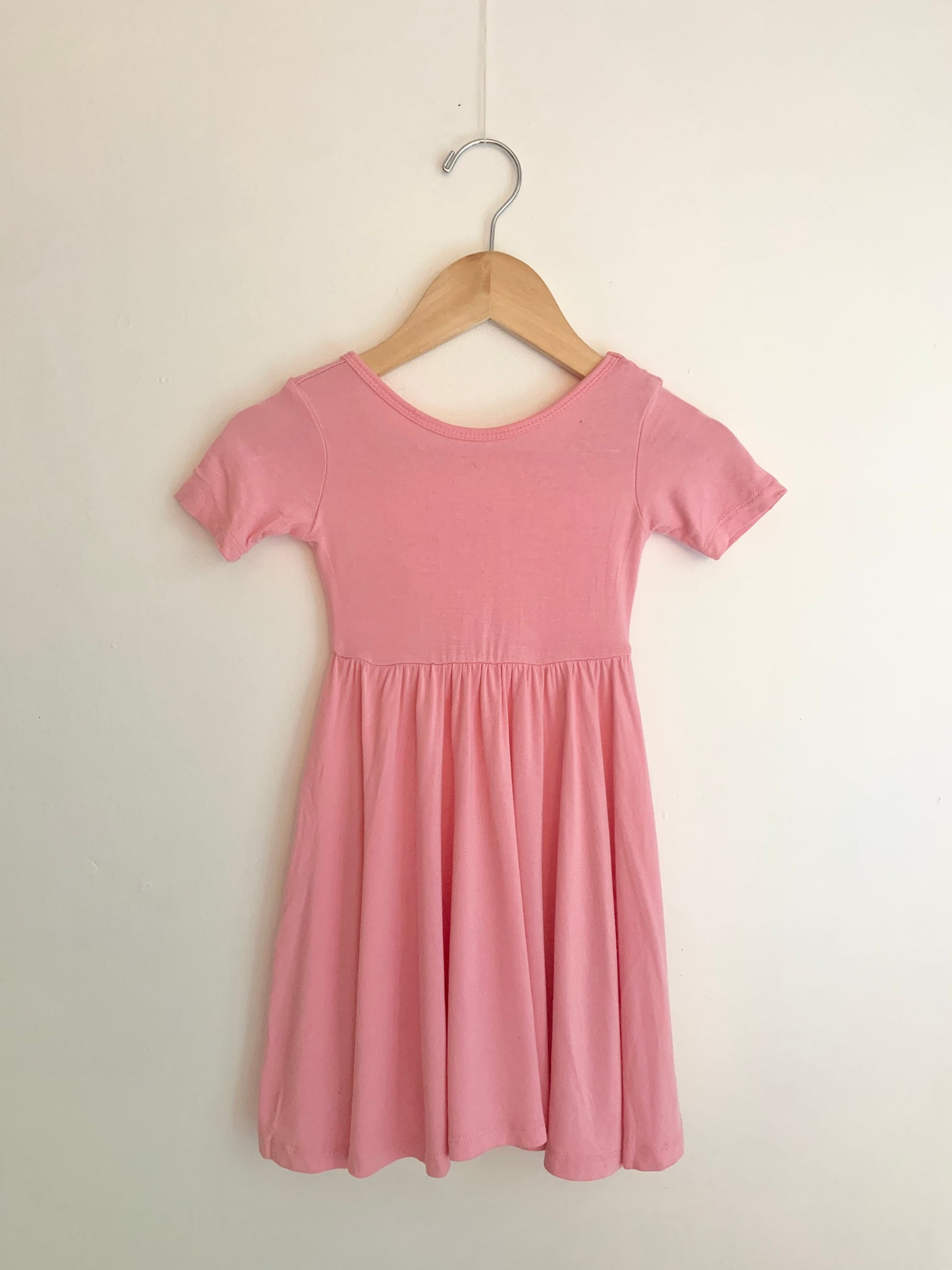 Kyte Pink Short Sleeve Bamboo Dress PLAY CONDITION • 18 months - 3 years