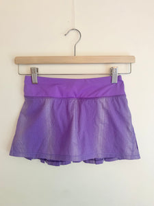Iviva Sparkly Pleated Purple Skort • 7-8 years