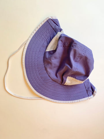 Sunday Afternoons Purple Wide Brim Sun Hat • 2-5 years